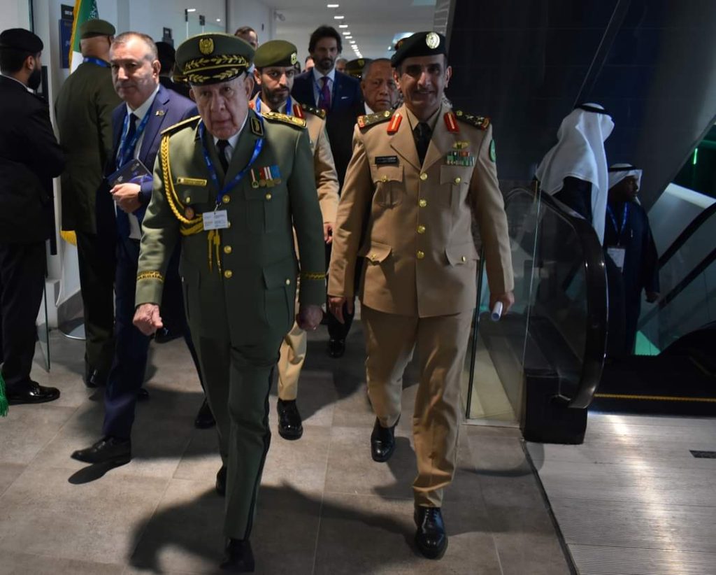 رئيس أركان الجيش الجزائري يمثل الرئيس تبون في “حدث عسكري” عالمي في السعودية