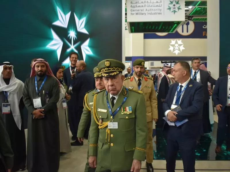 رئيس أركان الجيش الجزائري يمثل الرئيس تبون في “حدث عسكري” عالمي في السعودية