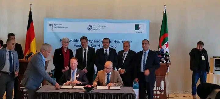 الجزائر  تدخل سوق إنتاج الهيدروجين الأخضر بالشراكة مع ألمانيا ..وعين على الريادة