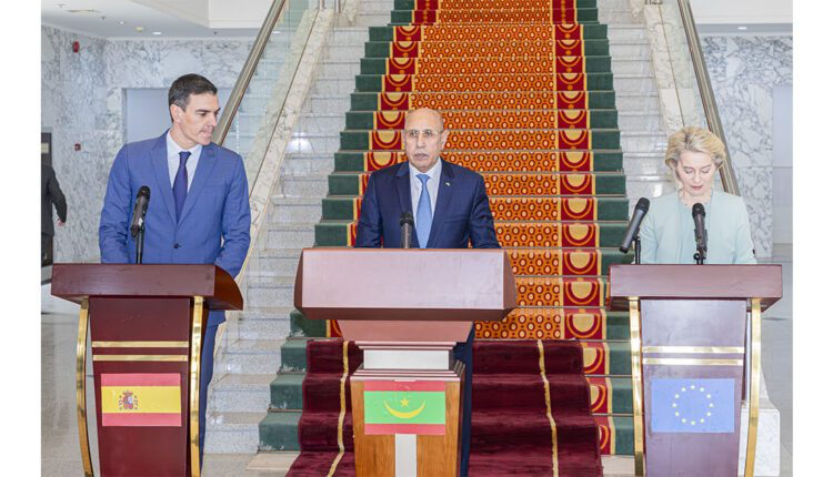 بيدرو سانشيز في نواكشوط، وأكثر من 500 مليون يورو ستمنح من إسبانيا والمفوضية الأوروبية إلى موريتانيا