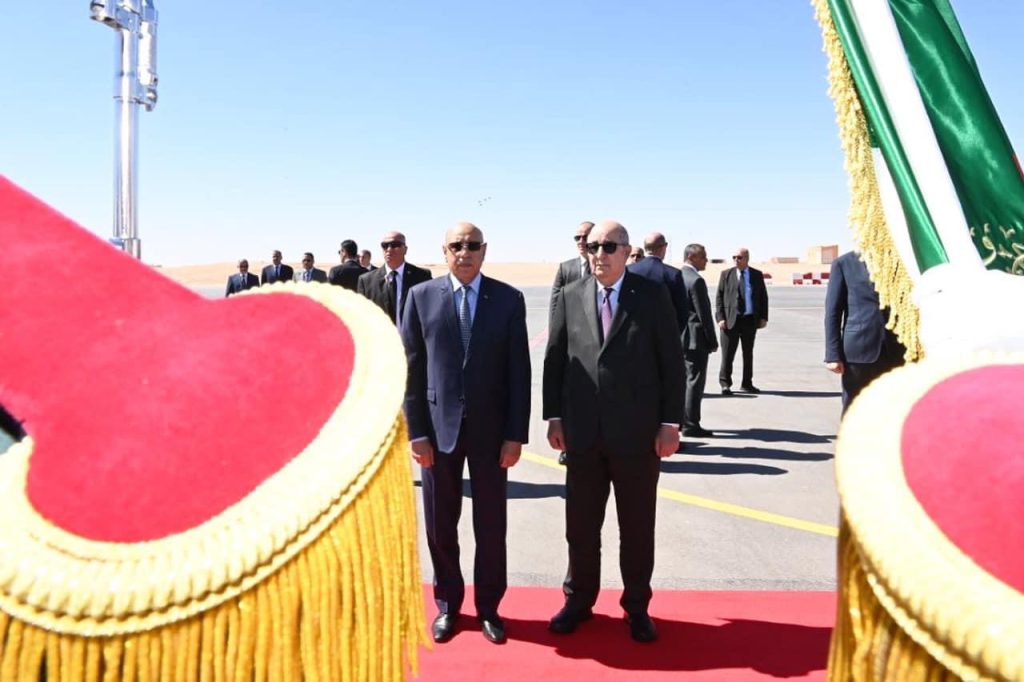 تغطية خاصة ..  زيارة الرئيس الجزائري ونظيره الموريتاني إلى تندوف