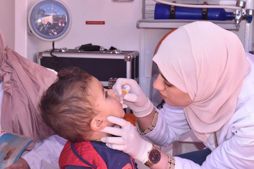 الناحية العسكرية الثالثة.. حملة للتلقيح ضد شلل الأطفال