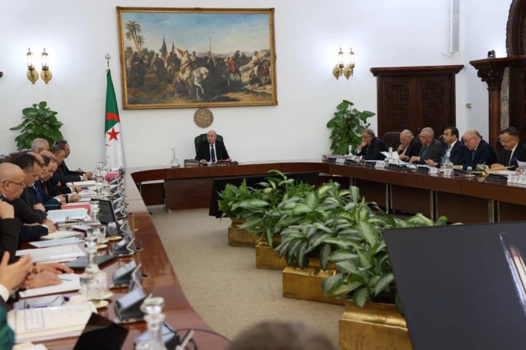 الجزائر ..بيان اجتماع مجلس الوزراء