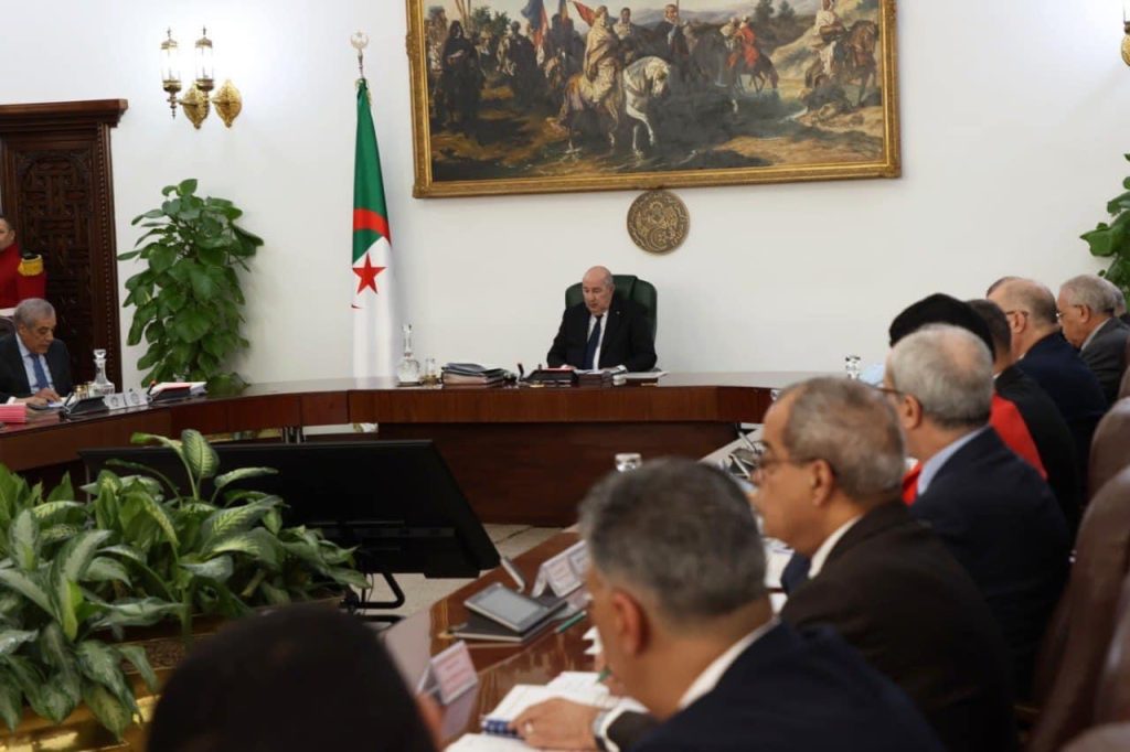 الجزائر ..بيان اجتماع مجلس الوزراء