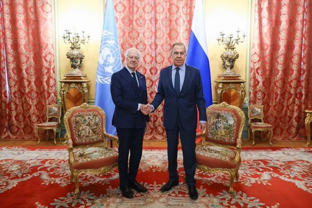 دي ميستورا في موسكو ..وروسيا تدعم مسار  الأمم المتحدة لتنظيم استفتاء تقرير المصير في الصحراء الغربية