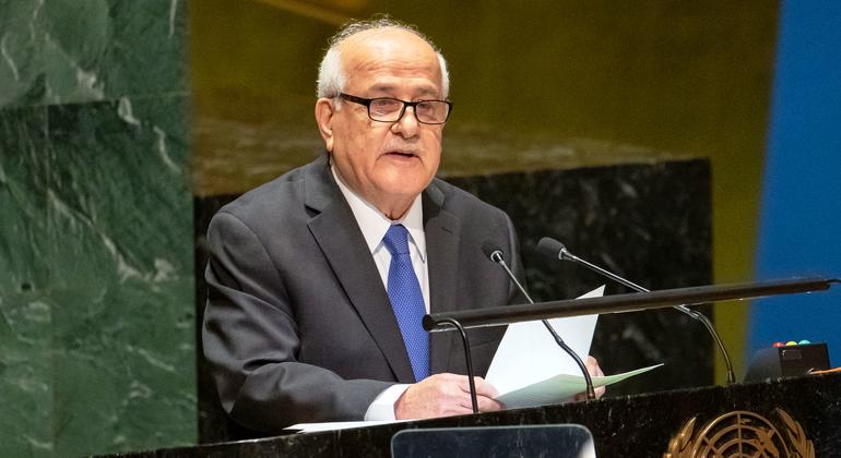 الجمعية العامة تعتمد قرارا يدعم طلب عضوية فلسطين ويمنحها امتيازات إضافية