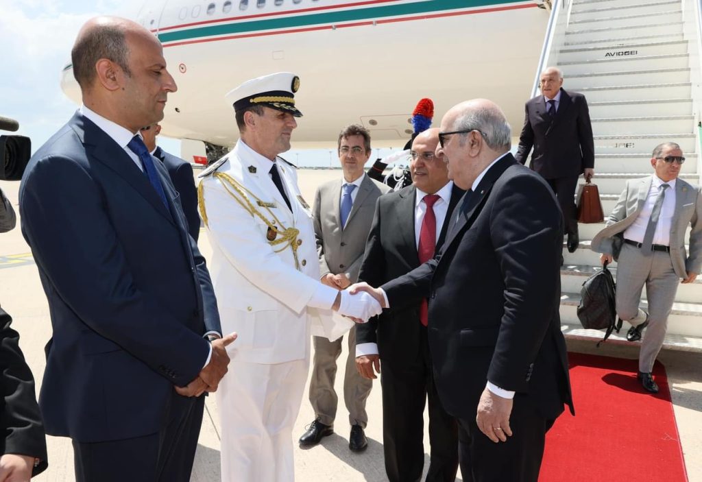 #تغطية_خاصة الرئيس الجزائري يشارك في قمة G7