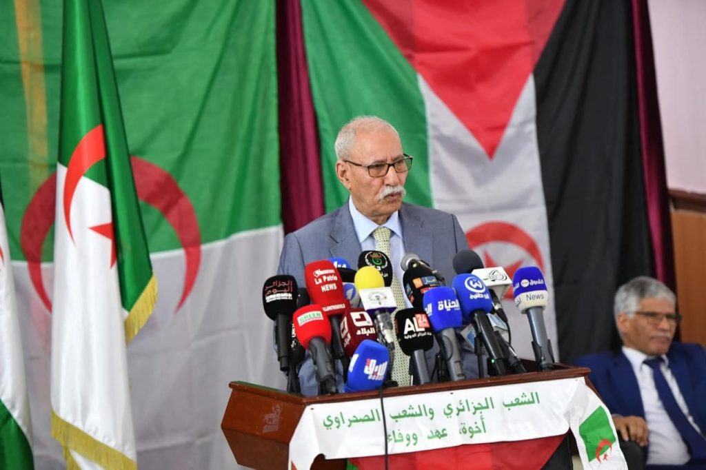 الرئيس الصحراوي ..الخطر الأول الذي يهدد شعوب وبلدان المنطقة يأتي من المغرب