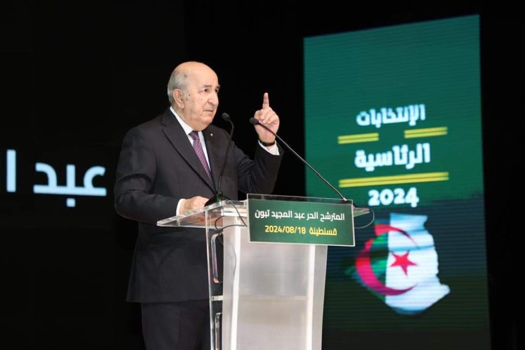 المرشح الرئاسي الحر ⁧ “تبون ” ‬⁩‏الجزائر تلتزم على أعلى مستوى بإنشاء 3 مستشفيات  في ⁧‫غزة‬⁩ خلال فترة لا تتجاوز 20 يوما