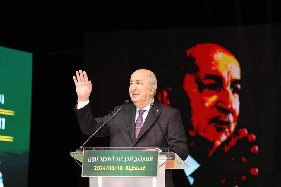 المرشح الرئاسي “تبون ” : ‏الجزائر التي أرادوا أن يكسروا أنفها أصبح نشيدها يدوي في باريس