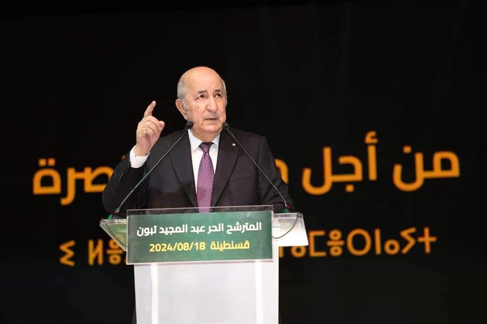 المرشح الرئاسي “تبون ” : الجزائر التي أرادوا أن يكسروا أنفها أصبح نشيدها يدوي في باريس