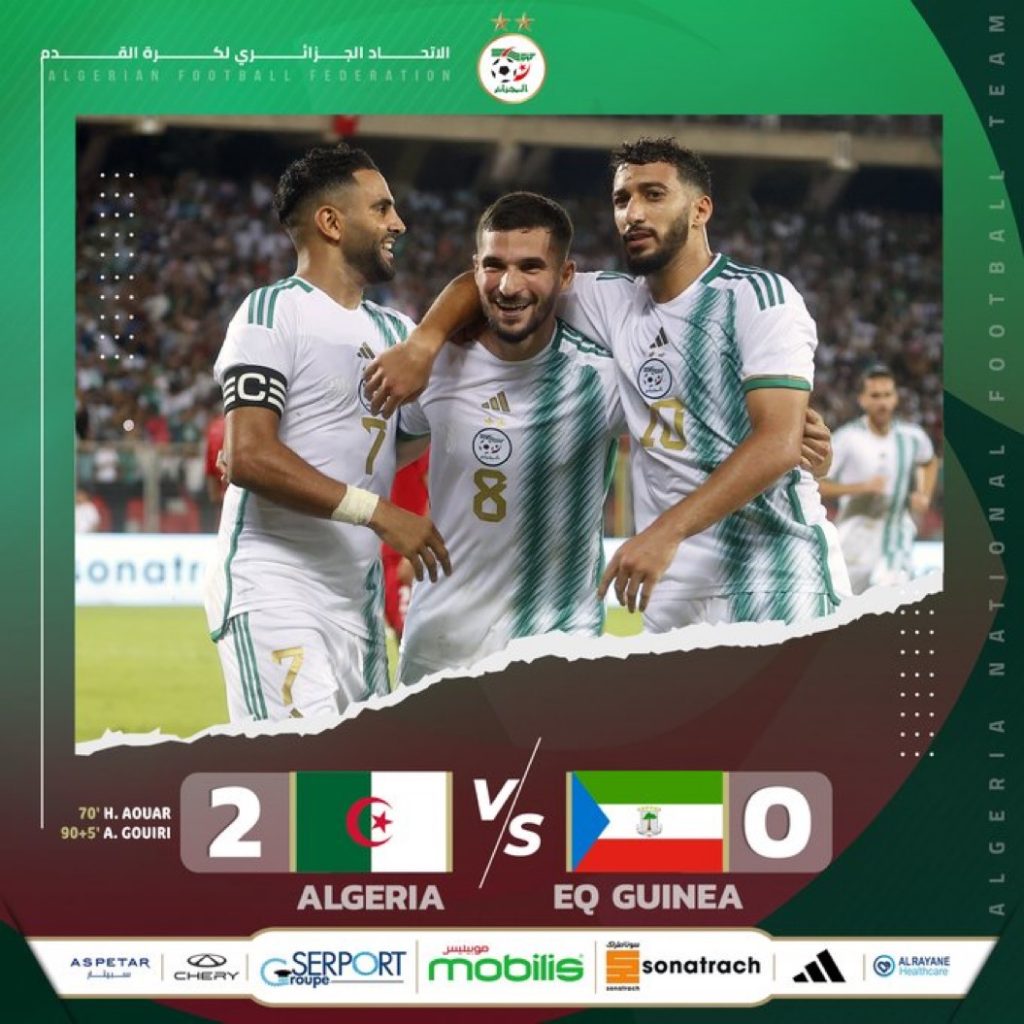 الخضر يعبدون الطريق نحو كأس أمم أفريقيا 2025