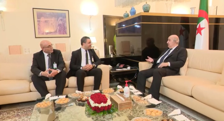 في تقليد رئاسي..الرئيس الجزائري يستقبل منافسيه في السباق الرئاسي