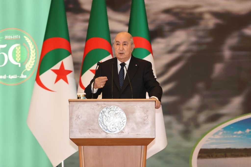 الرئيس الجزائري يمنع استيراد القمح الصلب خلال 2025