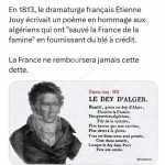 Hommage aux Algériens qui ont sauvé la France de la famine