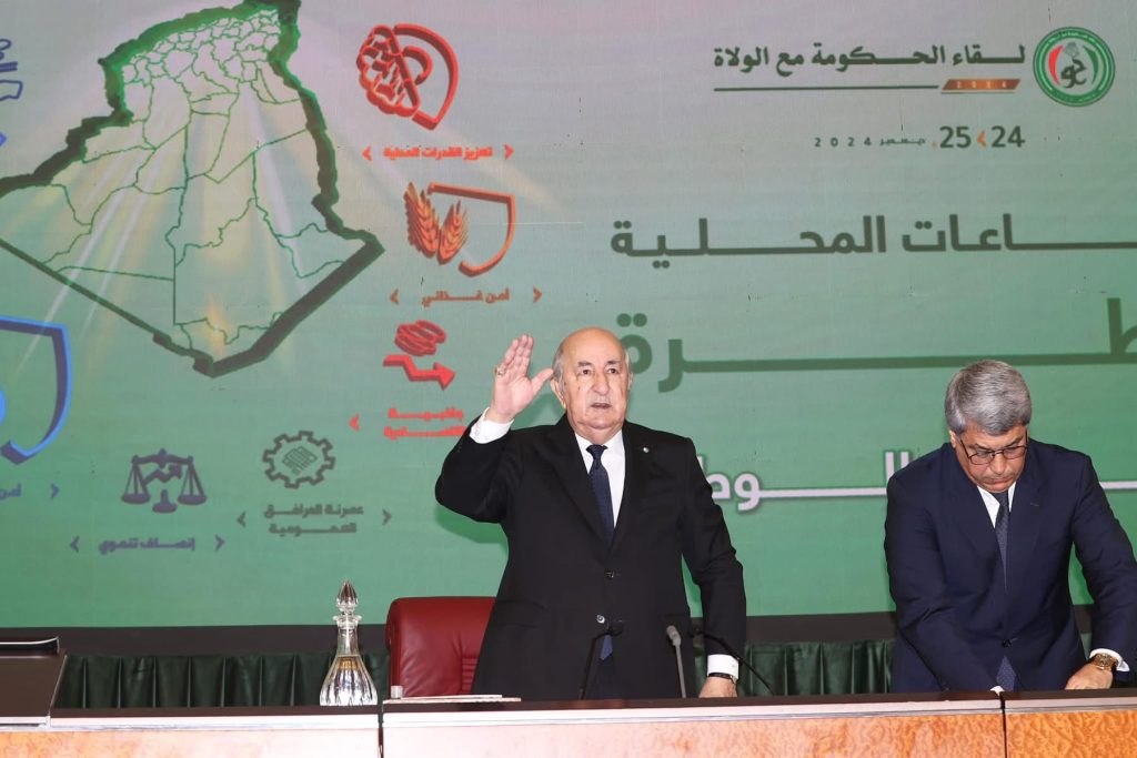 الرئيس الجزائري :لا يظُنّنَ أحد أن الجزائر يُمكن افتراسها بهاشتاغ