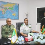 المدير المركزي لأمن الجيش الجزائري العميد ⁧‫محرز جريبي‬⁩ في زيارة عمل إلى موريتانيا