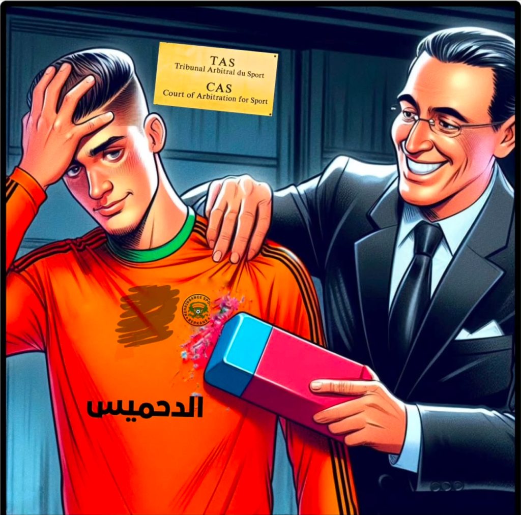 المحكمة الرياضية الدولية تضع خريطة المغرب الوهمية في سلة المهملات !