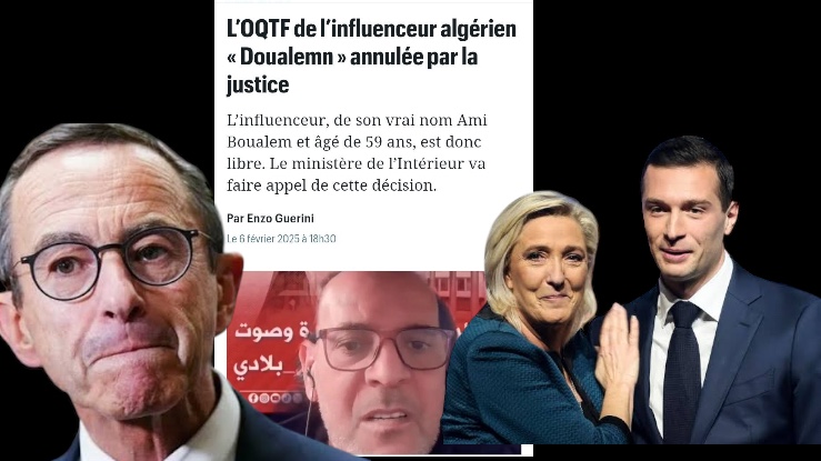 العدالة الفرنسية تسقط قرار ترحيل مؤثر جزائري ..صفعة لليمين المتطرف