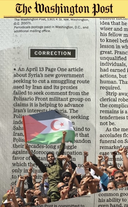 الواشنطن بوست تنسف أكاذيب المغرب وتنصف البوليساريو