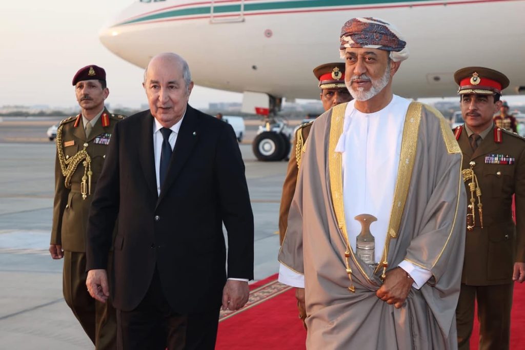 زيارة تاريخية لسلطان سلطنة عمان هيثم بن طارق إلى الجزائر