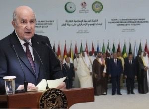 #تغطية_خاصة : الرئيس تبون :الإحتلال الإسرائيلي يهدد بإعادة رسم جميع الحدود في المنطقة بعد إحياء خرافة “إسرائيل الكبرى”. 