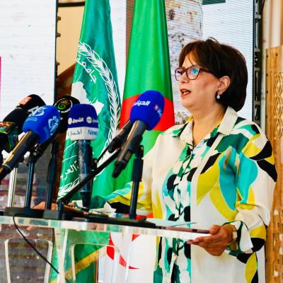 وزيرة الثقافة الجزائرية تندد بالعدوان الصهيوني الممنهج على التراث الثقافي الفلسطيني