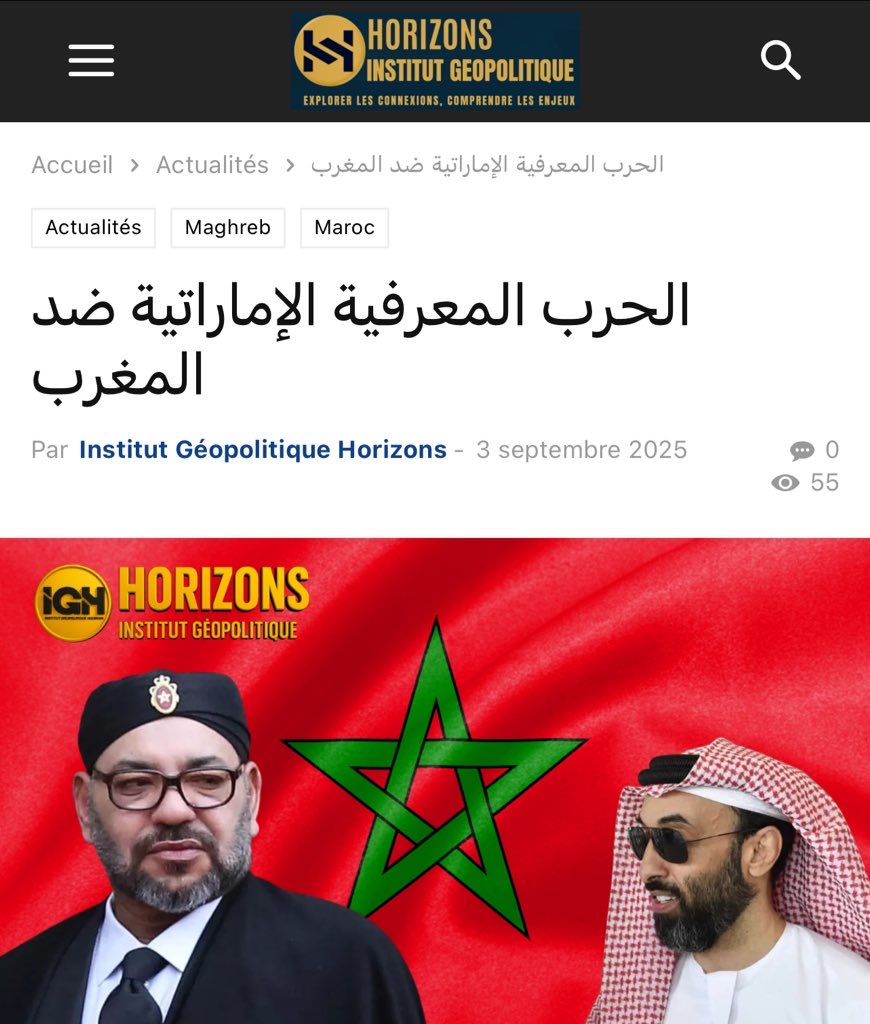 محمد بن زايد ينقلب على ملك المغرب..ما القصة ؟