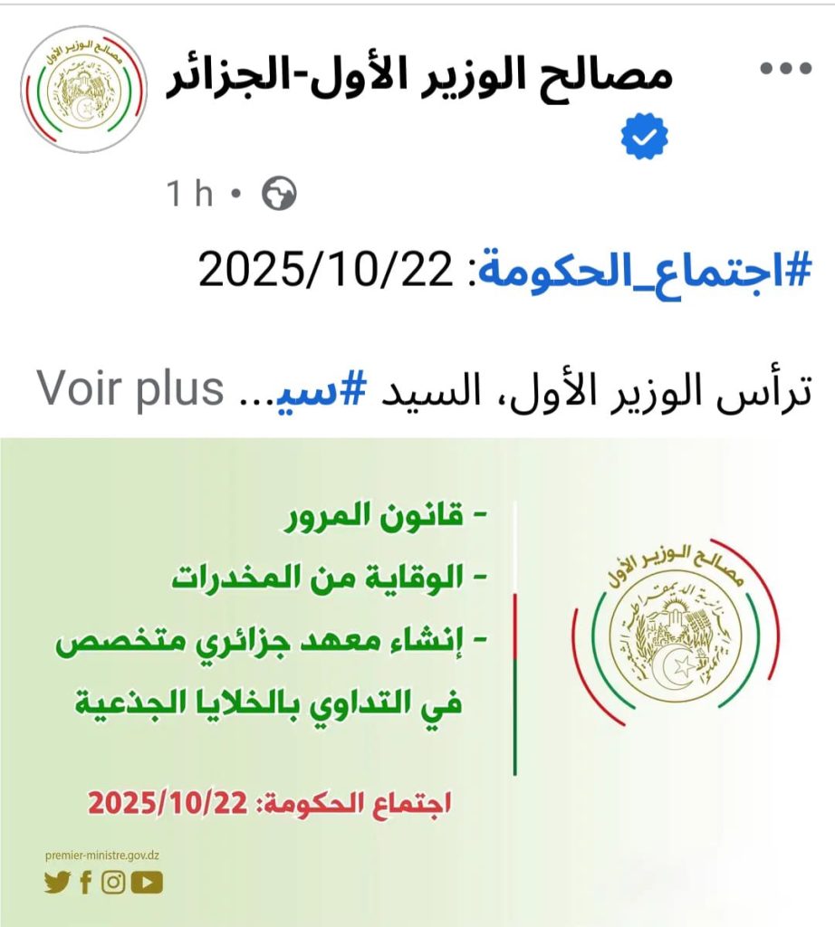 ملفات هامة على طاولة الحكومة الجزائرية !