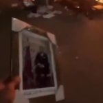 متظاهرون يحرقون صورة الملك محمد السادس
