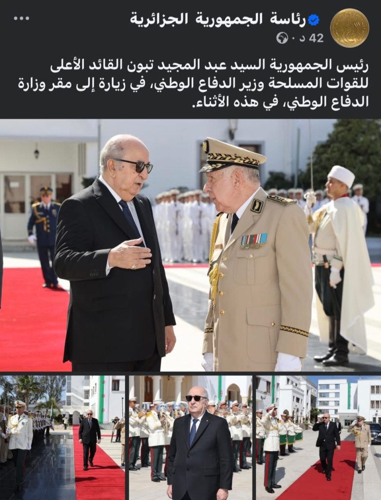 الرئيس تبون في زيارة إلى مقر وزارة الدفاع الجزائرية (تغطية خاصة)