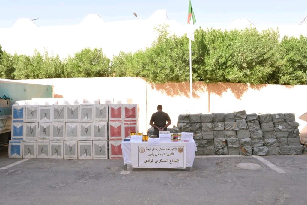 إحباط محاولة اغراق الجزائر بأزيد من 7 قناطير كيف معالج قادمة من المغرب