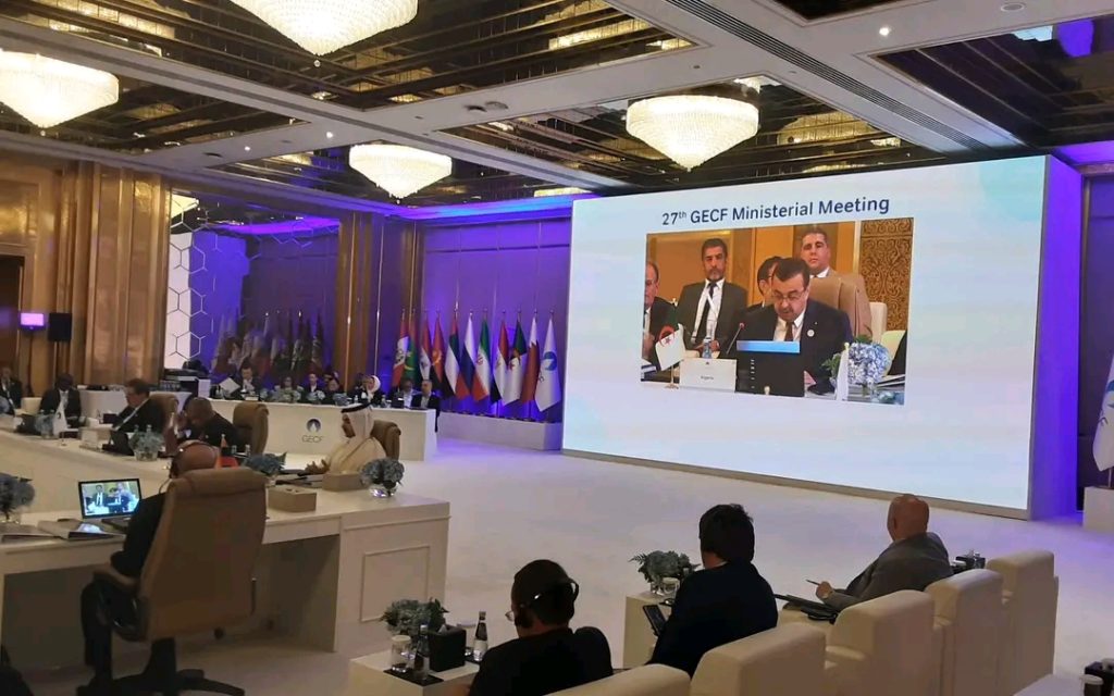 خلال مشاركته في أعمال الاجتماع الوزاري ال27 لمنتدى الدول المصدرة للغاز بالدوحة.. عرقاب يشدد على أهمية استقرار وأمن أسواق الغاز الطبيعي