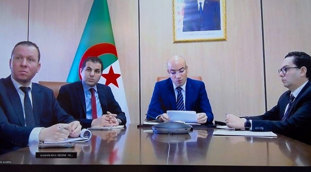 شايب في لقاء افتراضي مع نخبة من الطلبة الجزائريين وخرجي المدارس العليا المرموقة في أوروبا