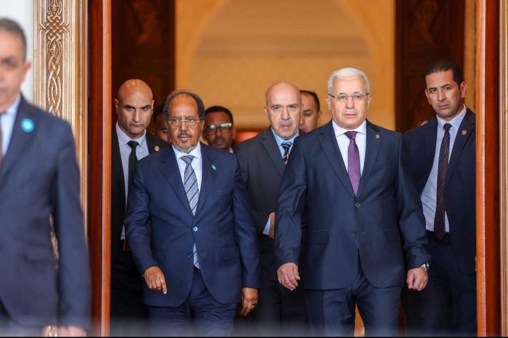 الرئيس الصومالي يحل بالجزائر