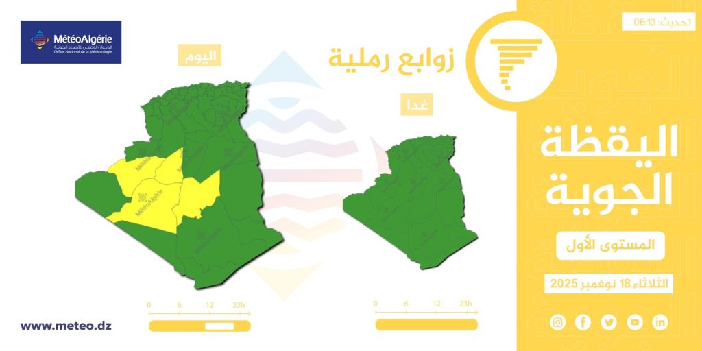 الجزائر.. استمرار تساقط الأمطار في 17 ولاية