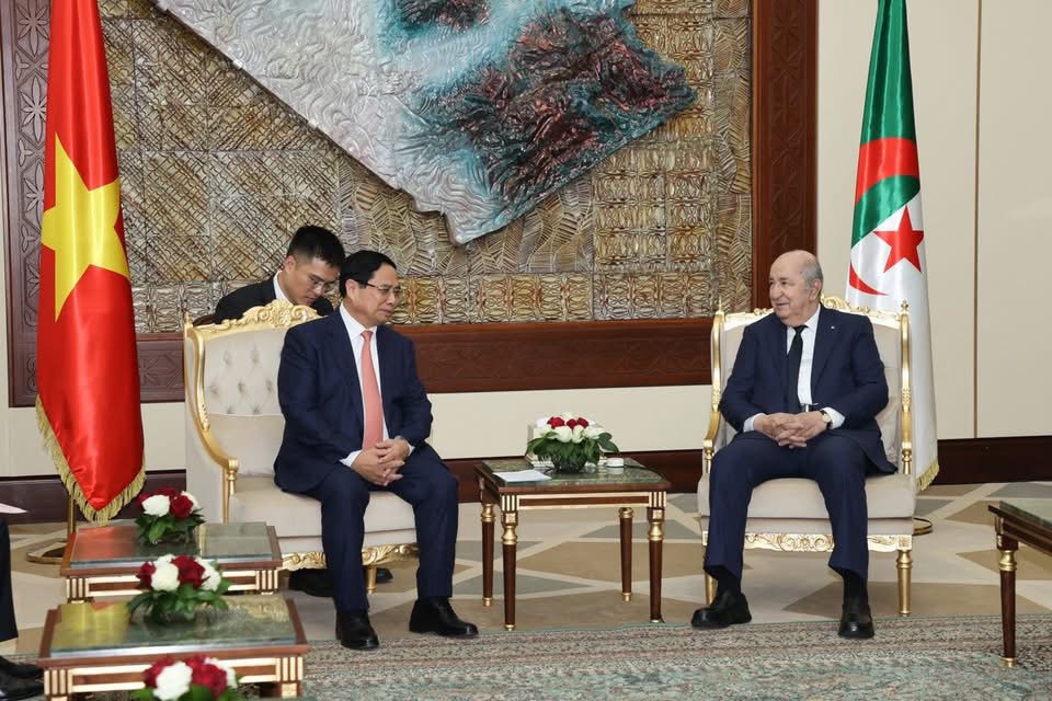 قصر المرادية : الرئيس تبون يستقبل الوزير الأول الفيتنامي