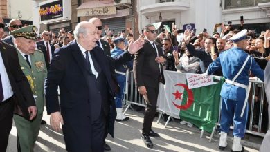 استقبال شعبي كبير للرئيس تبون في شوارع قسنطينة