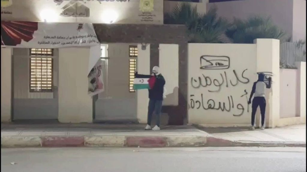المستوطنون المغاربة في حالة رعب ..المقاومة الصحراوية في الداخل المحتل تتحرك
