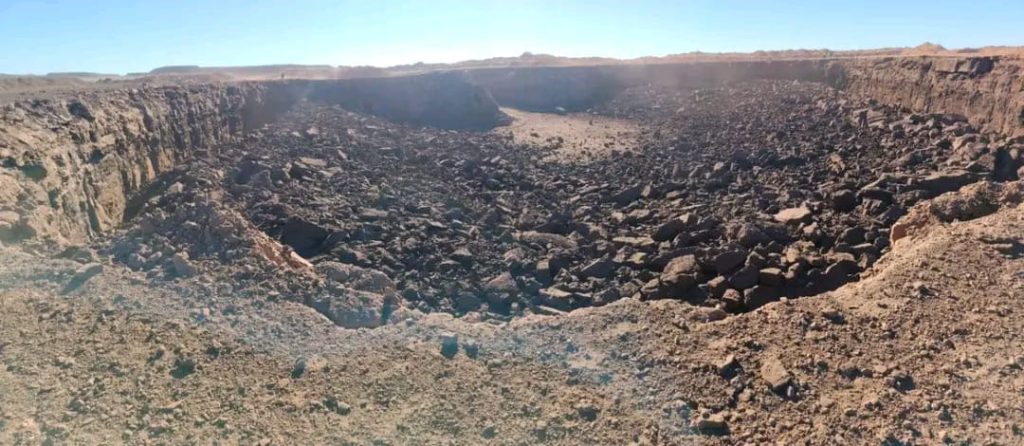 نجاح أضخم عملية تفجير لاستخراج حديد غارا جبيلات