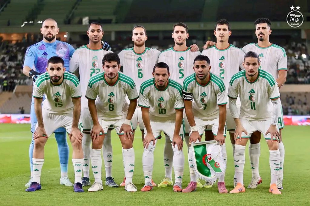 المنتخب الجزائري في المرتبة 34 عالمياً في آخر تصنيف للفيفا