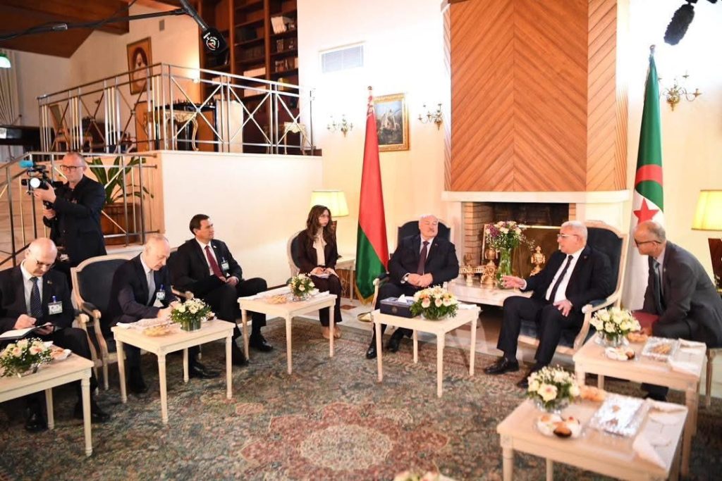 رئيس بيلاروسيا في الجزائر