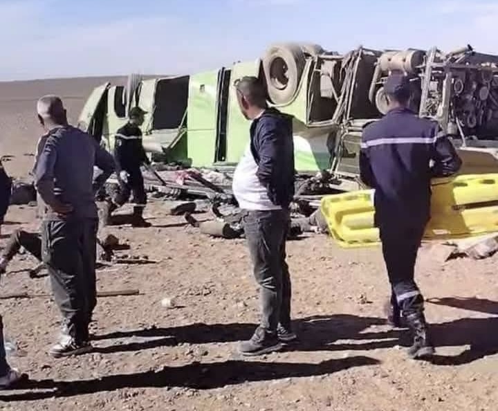 الجزائر: الحصيلة النهائية لحادث المرور المأساوي ببني عباس
