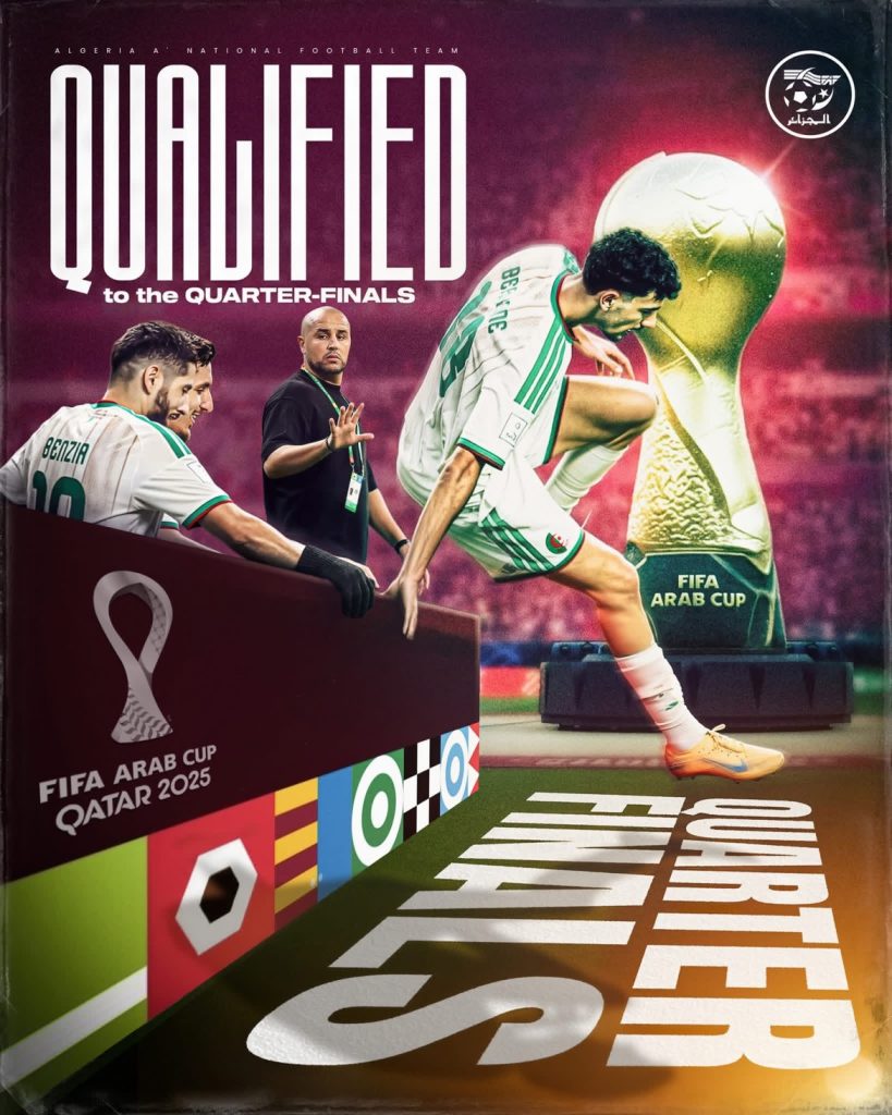 كأس العرب.. الجزائر تتأهل إلى الدور الثاني بعد فوز مثير على العراق لتضرب موعدا مع الإمارات