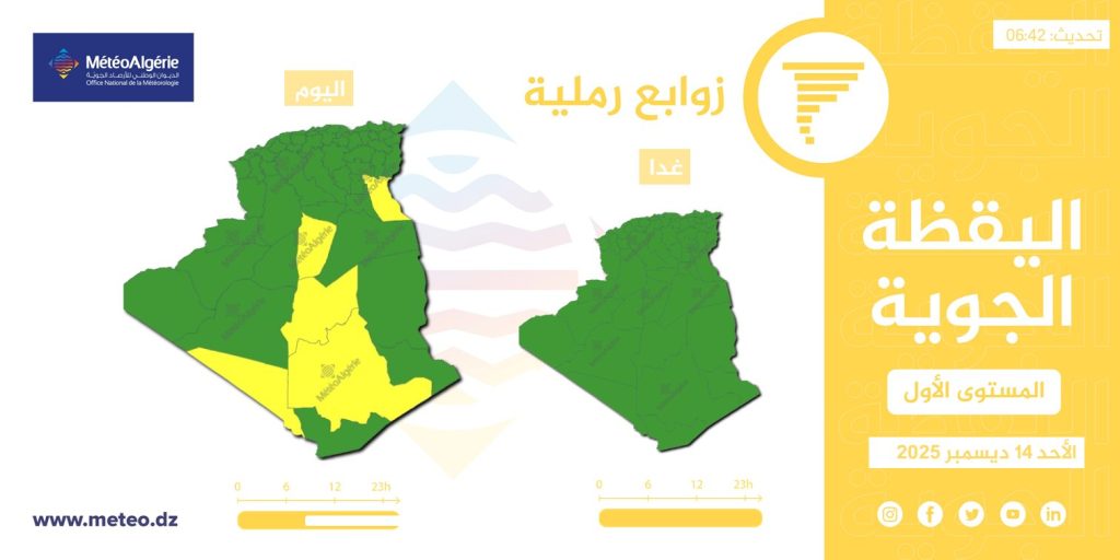 أمطار رعدية على عدة ولايات جزائرية