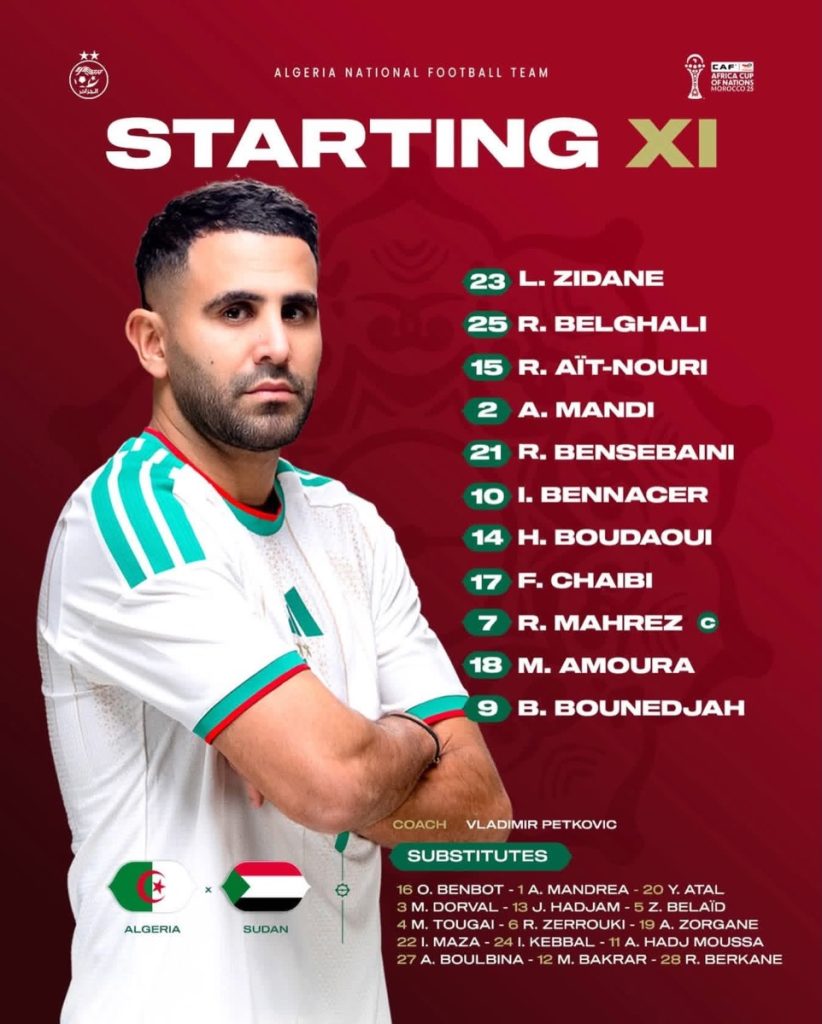 في قمة عربية بنكهة إفريقية.. المنتخب الجزائري يحقق فوزا ثمينا على نظيره السوداني