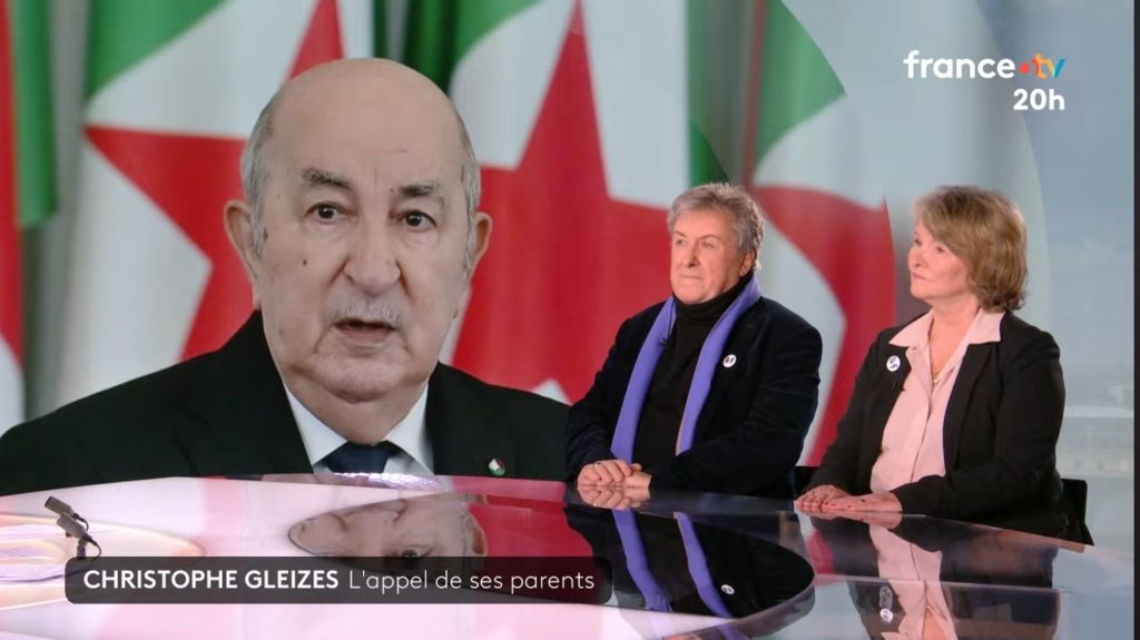 في إطلالة على “فرانس 2”.. والدة الفرنسي كريستوف غليز تلتمس من الرئيس تبون العفو عن ابنها..ماذا قالت ؟