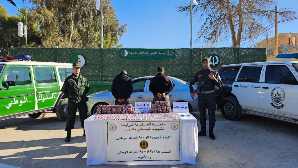 إحباط محاولة إغراق الجزائر بأزيد من 7 قناطير كيف مغربي