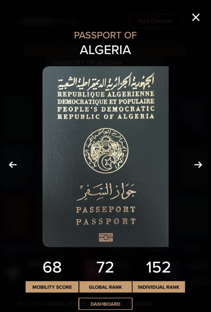 إلى أين يمكنك السفر بالجواز الجزائري في 2026؟