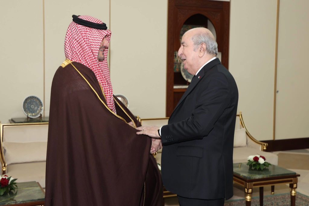 الرئيس تبون يستقبل وزير الداخلية السعودي
